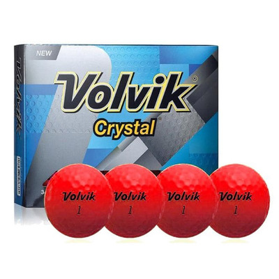balles de golf crystal rouge
