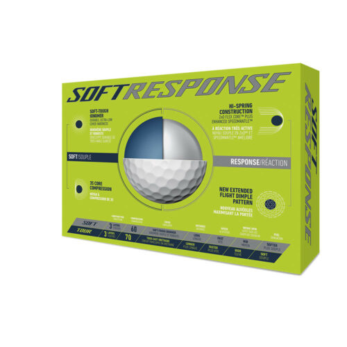 BALLES DE GOLF SOFT RESPONSE BLANCHE – Image 2